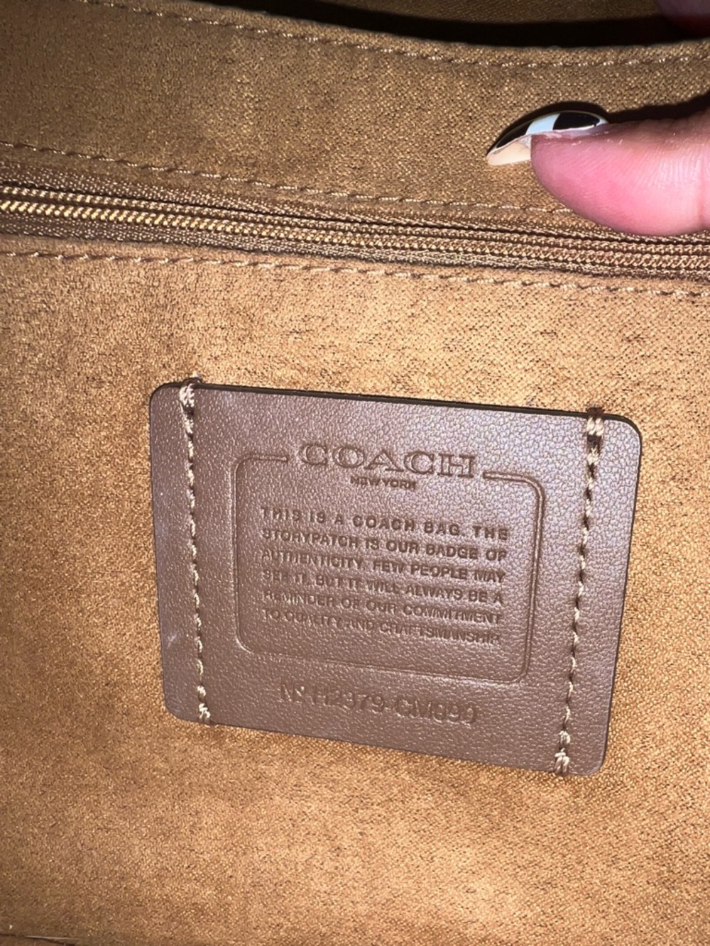 Coach Bright Red Leather Flap Crossbody with Gold-Tone Accent - Picture 7 of 7